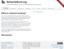 Tablet Screenshot of networkboot.org